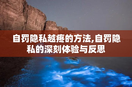 自罚隐私越疼的方法,自罚隐私的深刻体验与反思