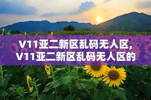 V11亚二新区乱码无人区,V11亚二新区乱码无人区的神秘之旅