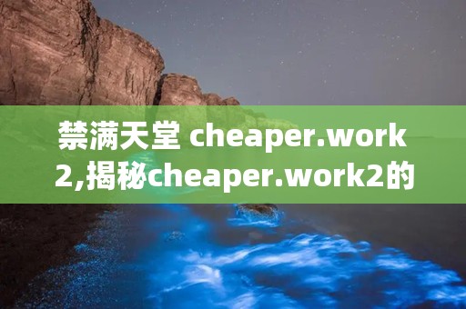 禁满天堂 cheaper.work2,揭秘cheaper.work2的性价比之旅