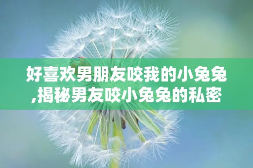 好喜欢男朋友咬我的小兔兔,揭秘男友咬小兔兔的私密情话