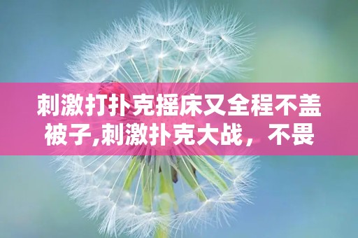 刺激打扑克摇床又全程不盖被子,刺激扑克大战，不畏寒冷，不惧风雨