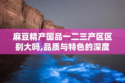 麻豆精产国品一二三产区区别大吗,品质与特色的深度剖析