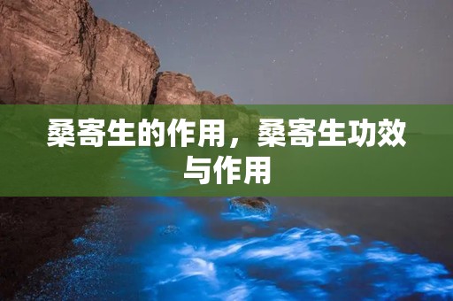 桑寄生的作用，桑寄生功效与作用