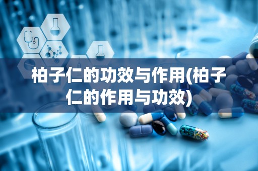 柏子仁的功效与作用(柏子仁的作用与功效)