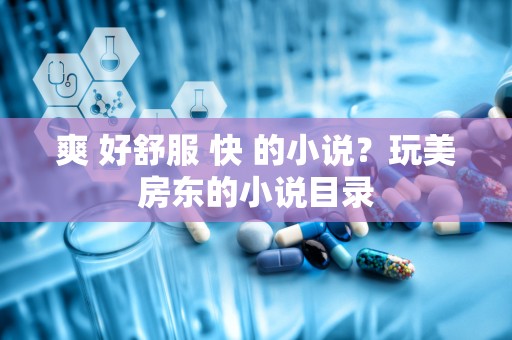 爽 好舒服 快 的小说？玩美房东的小说目录