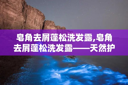 皂角去屑蓬松洗发露,皂角去屑蓬松洗发露——天然护理，秀发焕新