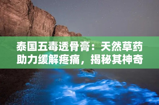 泰国五毒透骨膏：天然草药助力缓解疼痛，揭秘其神奇功效与使用指南