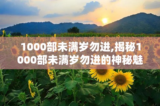 1000部未满岁勿进,揭秘1000部未满岁勿进的神秘魅力