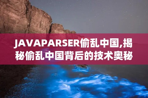 JAVAPARSER偷乱中国,揭秘偷乱中国背后的技术奥秘