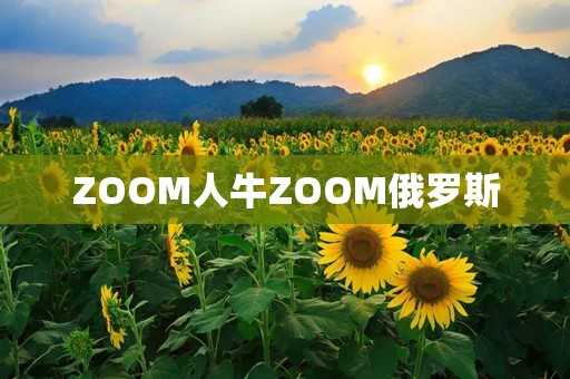 ZOOM人牛ZOOM俄罗斯