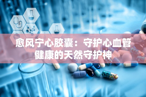 愈风宁心胶囊：守护心血管健康的天然守护神